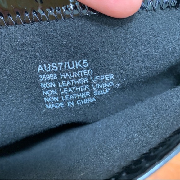 Windsor Smith Haunted Latex Faux Patent Leather Over The Knee Platform Boots 7 - Picture 3 of 13